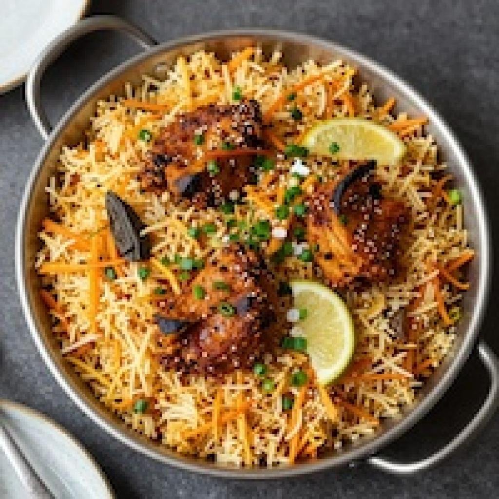 Duck Tikka Biryani