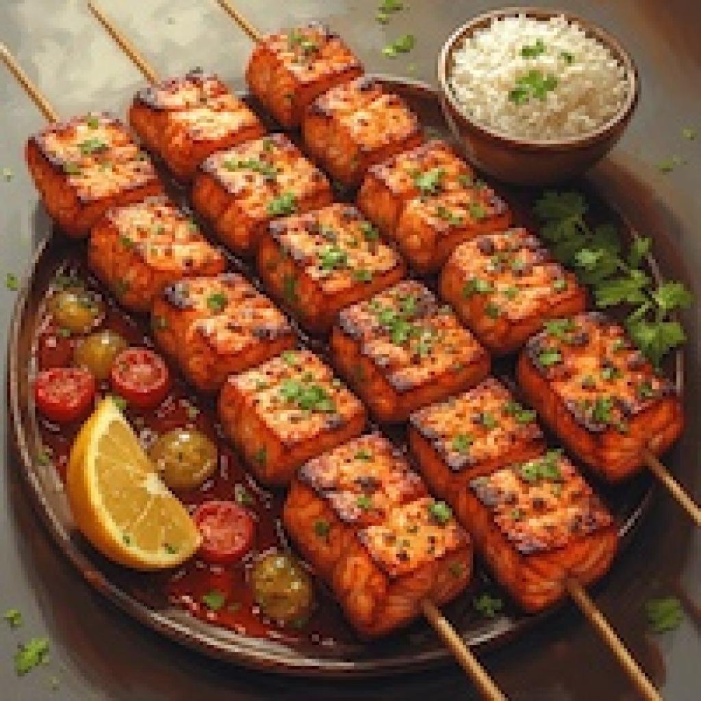 Salmon Kebab